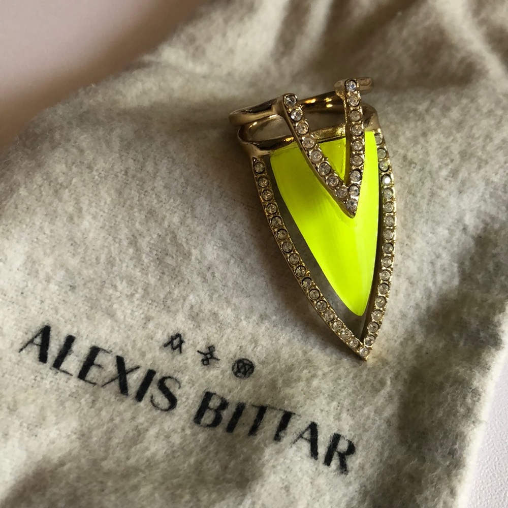 Alexis Bittar Neon Lucite Ring
